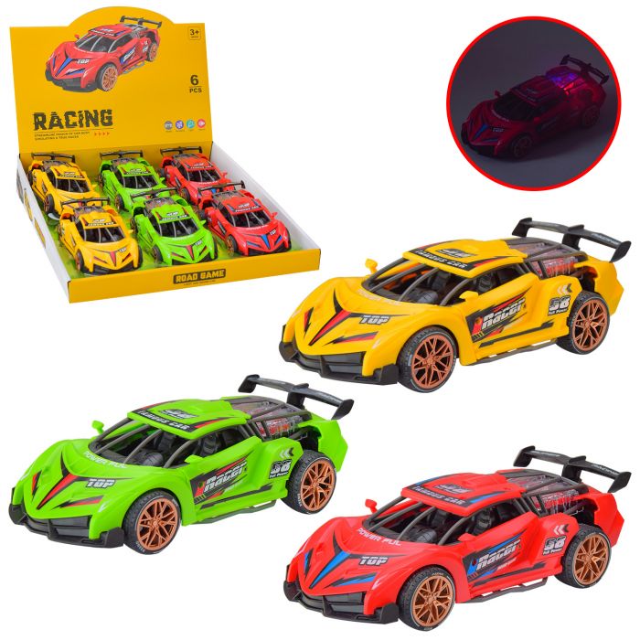 Дитяча іграшка машина гонка арт. D500-04 батар., 3види, світло, звук, ( відео в описі)