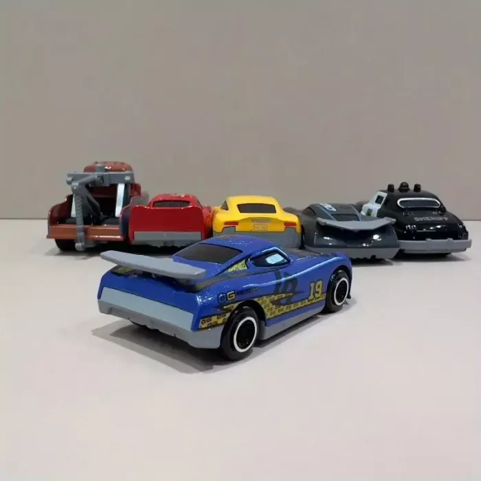Дитяча іграшка машинка гонка 7 см, набір 6 шт (герой мультфільм тачки) 0176 метало - пластиковий корпус, ціна за набір