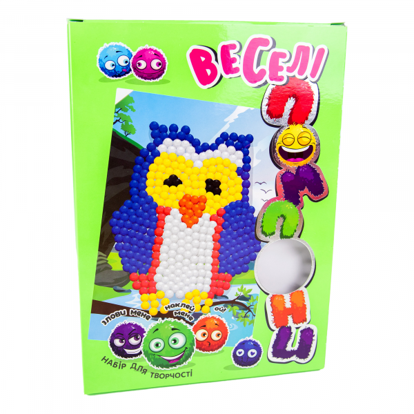 Набір для творчості 30996 "Веселі помпони - сова" (укр.) в кор-ці 30см-21,7см-1,4см