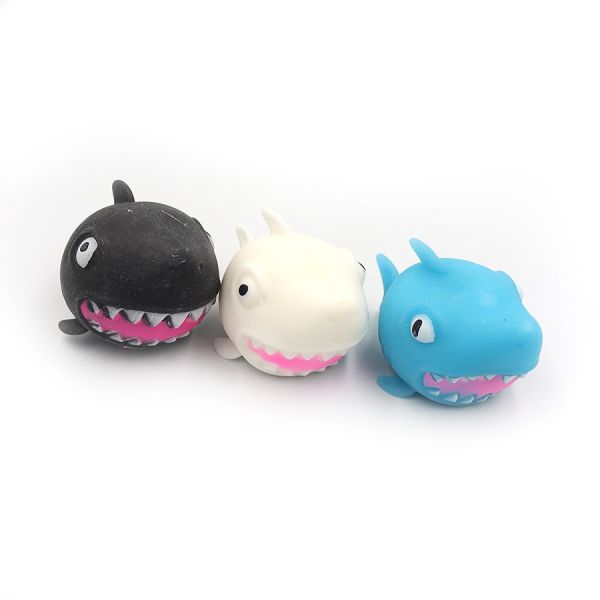 Дитяча іграшка антистрес м'якалка акула, 9509