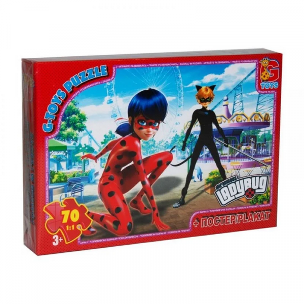 Пазли ТМ "G-Toys" із серії "Леді Баг", 35 ел. LB1017