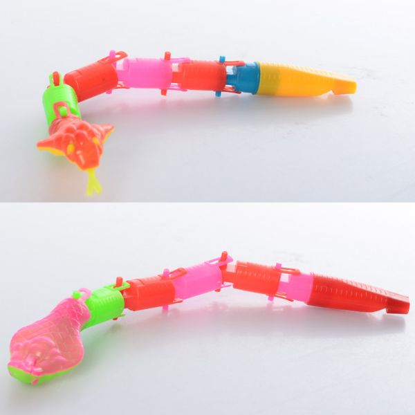 Дитяча іграшка свисток змія M 6159 пластик мікс кольорів
