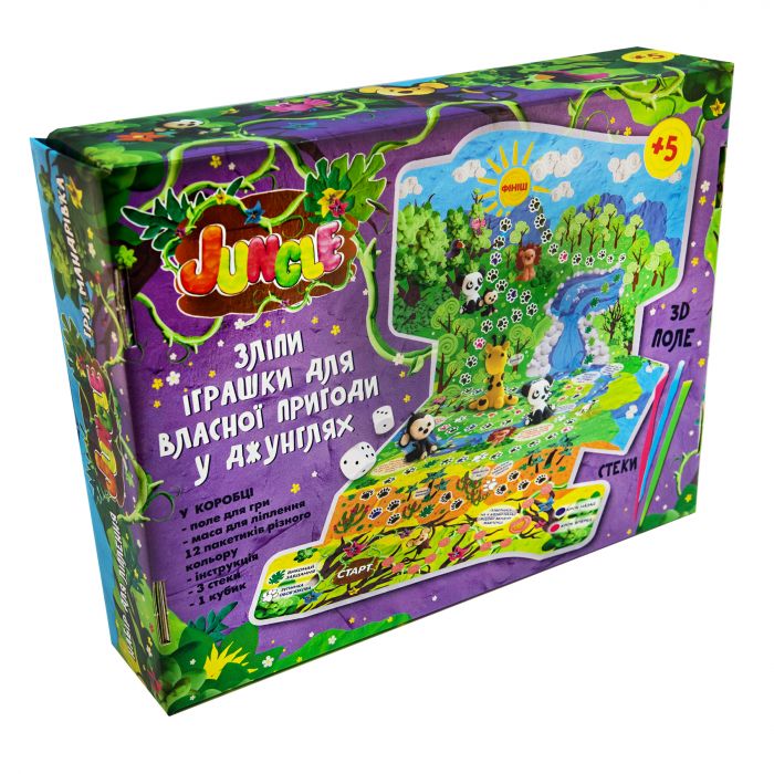 Набір для ліплення 71409 (укр) "Jungle", в кор-ці 29,5-23-6,5см
