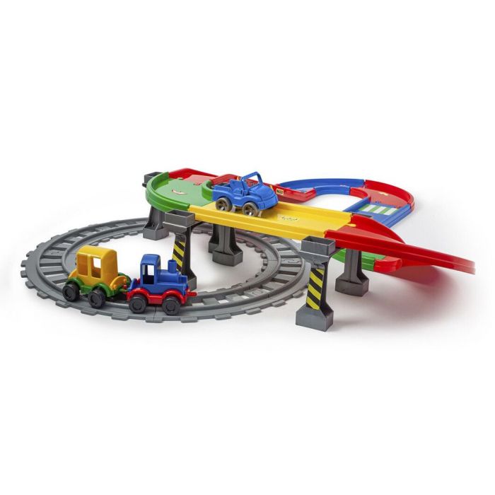Дитяча іграшка трек Play Tracks залізнична магістраль Wader 51530