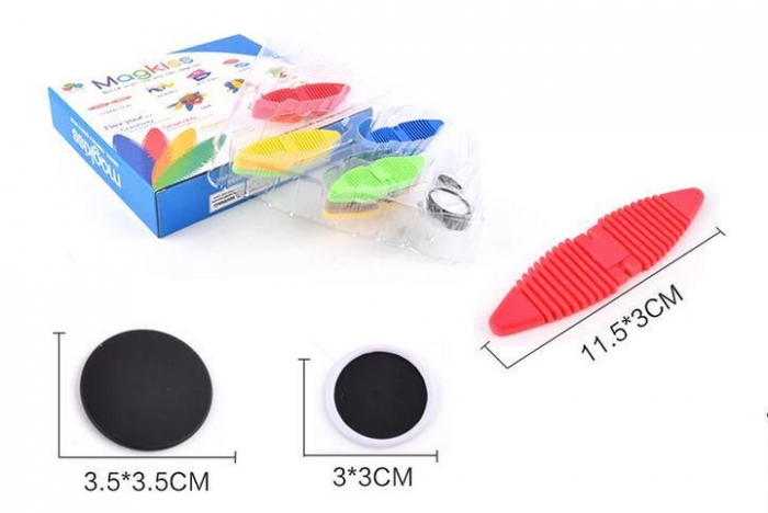 Дитяча іграшка магнітний конструктор, 22 деталі (6884 Duo le qi) логіка, моторика, антистрес