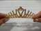 Діадема (тіара) корона колір золото (gold), матеріал метал (4673)