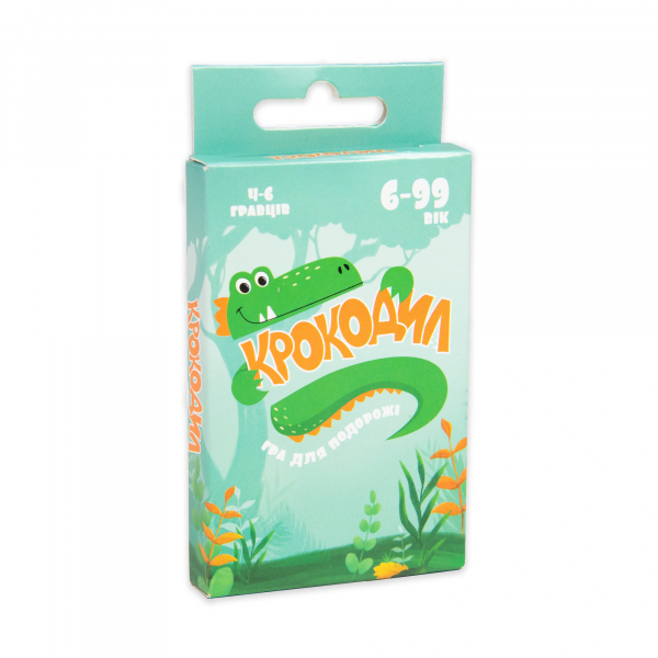 Настільна гра Strateg Крокодил  ( Вік6+) - дорожня версія розважальна українською мовою (30786) Настільна гра Strateg Крокодил  ( Вік6+) - дорожня версія розважальна українською мовою (30786)