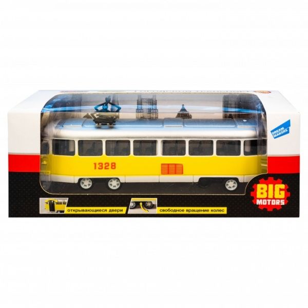 Дитяча іграшка трамвай J0093-1 BIG MOTORS Міський транспорт