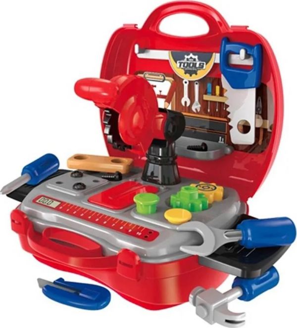 Дитяча іграшка пластикові інструменти, набір 19 шт у валізі, 8011 BOWA