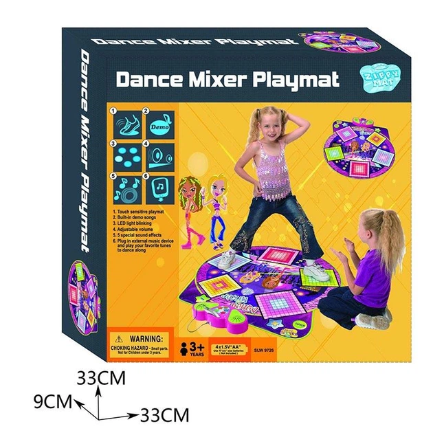 Дитяча іграшка танцювальний музичний килимок Dance Mixer Playmat SLW9726 світло, звук