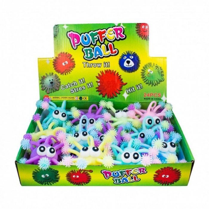 Дитяча іграшка антистрес тягнучка м'яч-стрибун лохматик восьминіжка ZE-S120