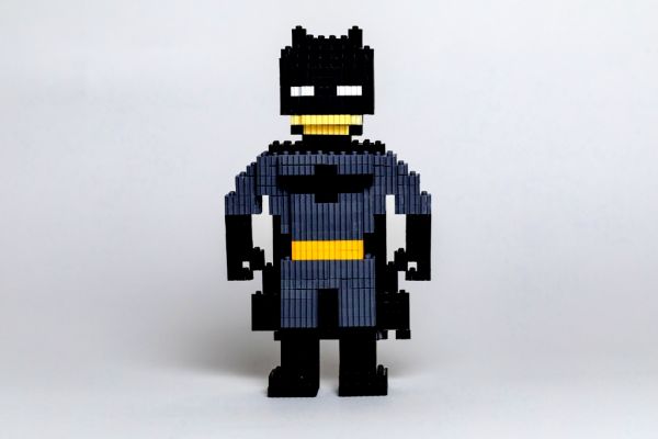 Дитяча іграшка конструктор 396 деталей серія: пікселі  Бетмен (1,5) VTK 0043