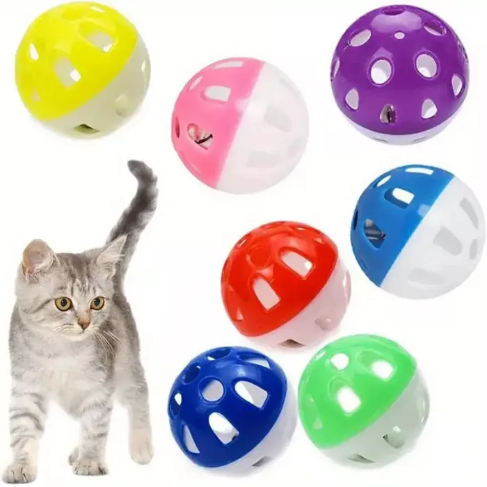 Іграшка для кота (кішки, кошеня) м'ячик дражнилка d 3,8 см 3740