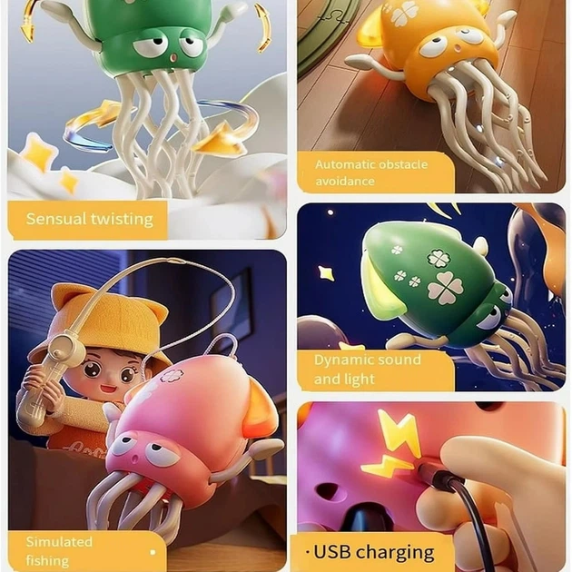 Дитяча іграшка Танцюючий кальмар 158-21C, відео в описі 