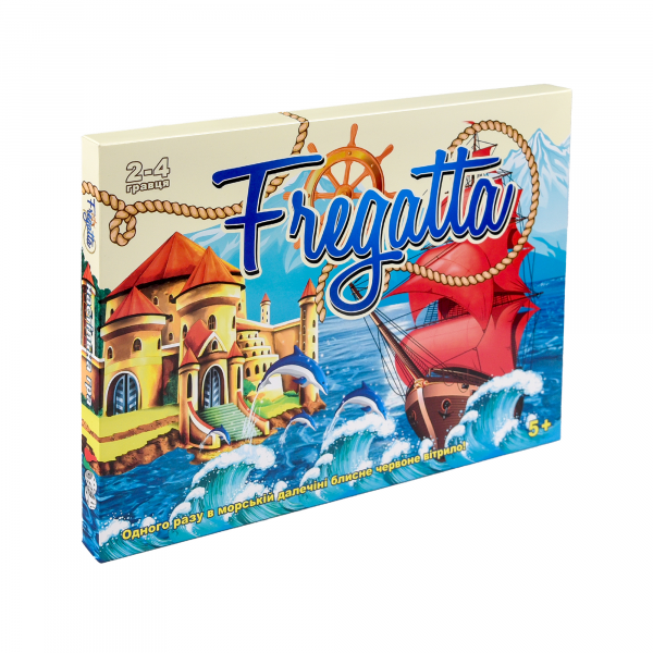 Настільна гра Strateg Fregatta (Фрегатта) українською мовою ( Вік 5+)  (30552)