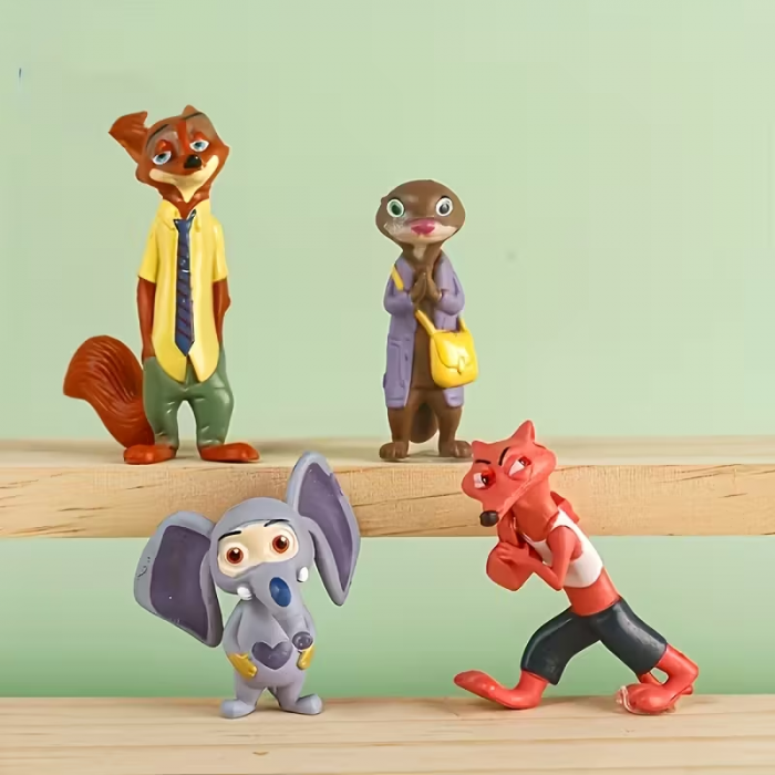 Дитяча іграшка фігурка герой мультфільма Зоотрополіс (Zootopia, Zootropolis) набір 12 шт (4184) ціна за набір