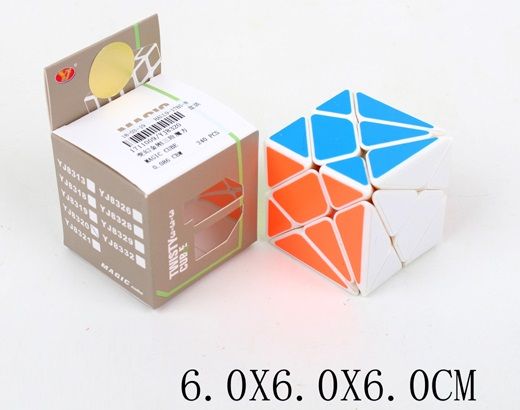 Дитяча іграшка головоломка антистрес кубик рубіка логіка, арт YJ8320 в коробці 6*6*6см
