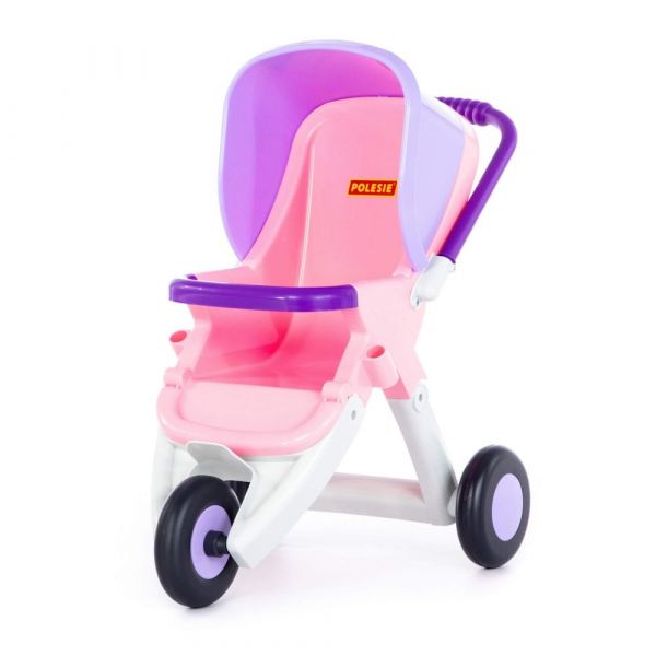 Дитяча іграшка коляска візок для ляльки пупса 3-х колісна 48127