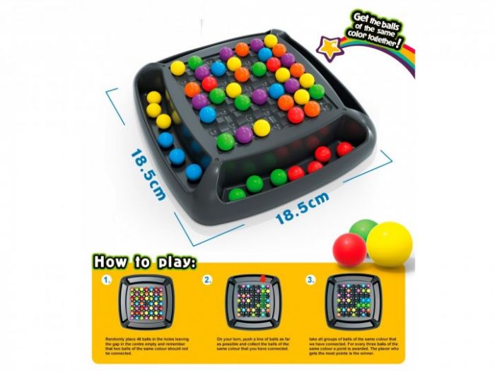 Дитяча іграшка гра головоломка по поєднанню кульок ZD-026 ZHUNDA®