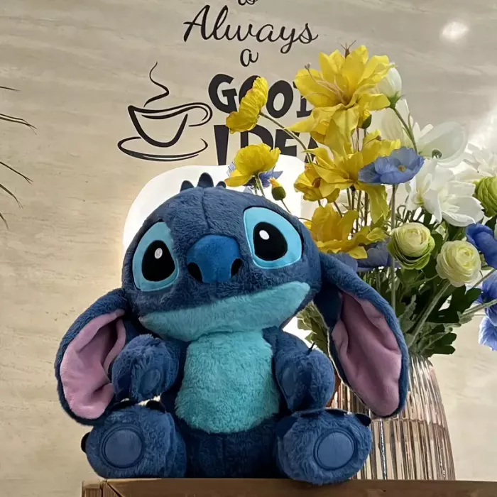 М'яка іграшка плюшева Стіч (Stitch) синій, 34 см
