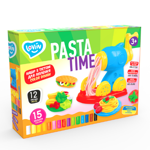 Дитяча творчість набір для ліплення тістом Pasta Time 41195 TM Lovin