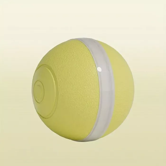 Іграшка для кота (кішки, кошеня) інтерактивний електричний м'яч, (жовтий колір) 3752