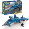 Дитяча іграшка конструктор військова техніка літак винищувач СУ-27, 618 деталей, IBLOCK PL-921-389, 2 фігурки