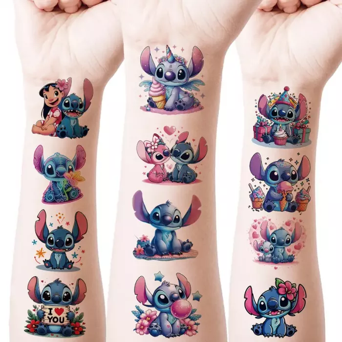 Наліпка тимчасове татуювання Стіч (Stitch) 3714 Наліпка тимчасове татуювання Стіч (Stitch) 3714