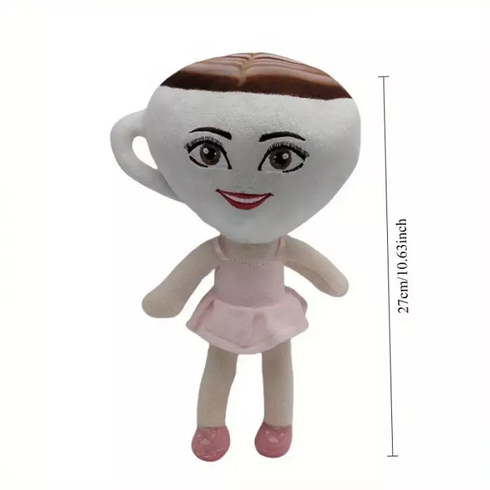 М'яка іграшка балерина капучіно 27 см, серія італійські меми (Ballerina capuchina Brainrot memes) 48161