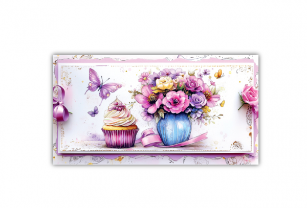 Конверт подарунковий для грошей нейтральний жіночий 0203