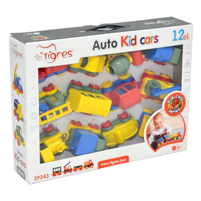 Дитяча іграшка набір машинок авто "Kid cars" 12 шт. 39243