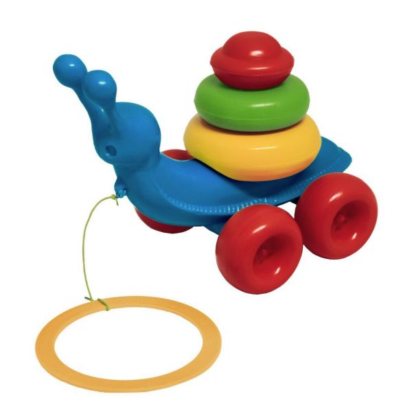 Дитяча іграшка розвиваюча каталочка равлик 8 ел., арт.39770
