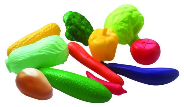 Дитяча іграшка набір продуктів овочі пластикові KW-04-476 11 предметів
