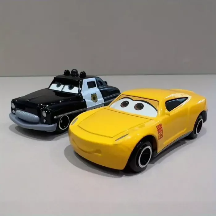 Дитяча іграшка машинка гонка 7 см, набір 6 шт (герой мультфільм тачки) 0176 метало - пластиковий корпус, ціна за набір
