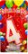 Свеча Цифра "4" (блеск) new