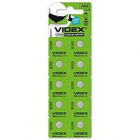 Батарейка часовая Videx AG 2 (LR726) blister card 10 pc, ціна за 1шт