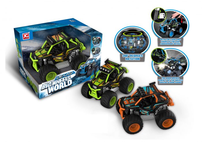 Дитяча іграшка металева машинка джип, світло, звук XG879-19 XiangGao Toy™ в кор. 17.5X12.5X13.0 см ( відео в описі)