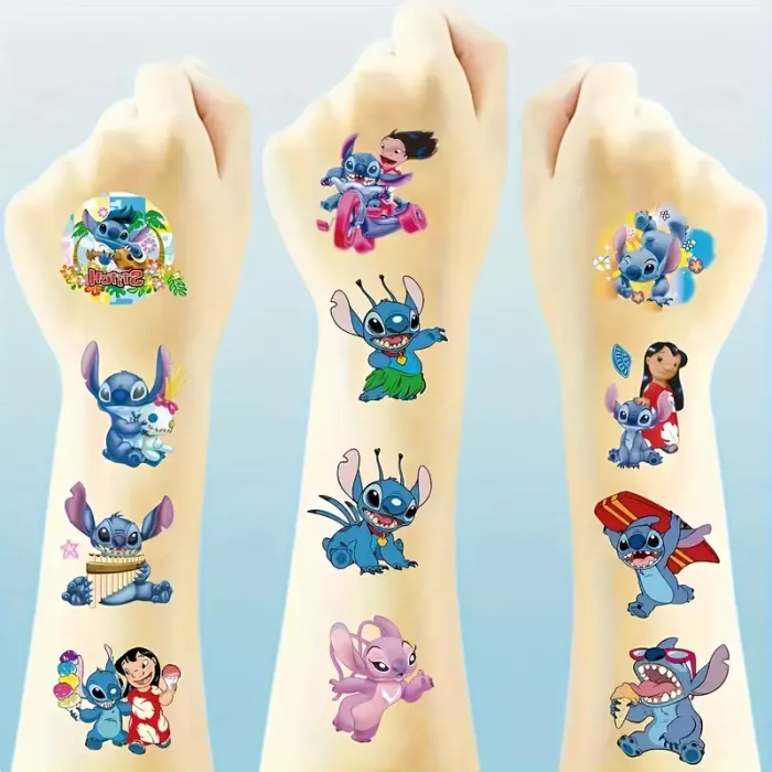 Наліпка тимчасове татуювання Стіч (Stitch) 3714 Наліпка тимчасове татуювання Стіч (Stitch) 3714