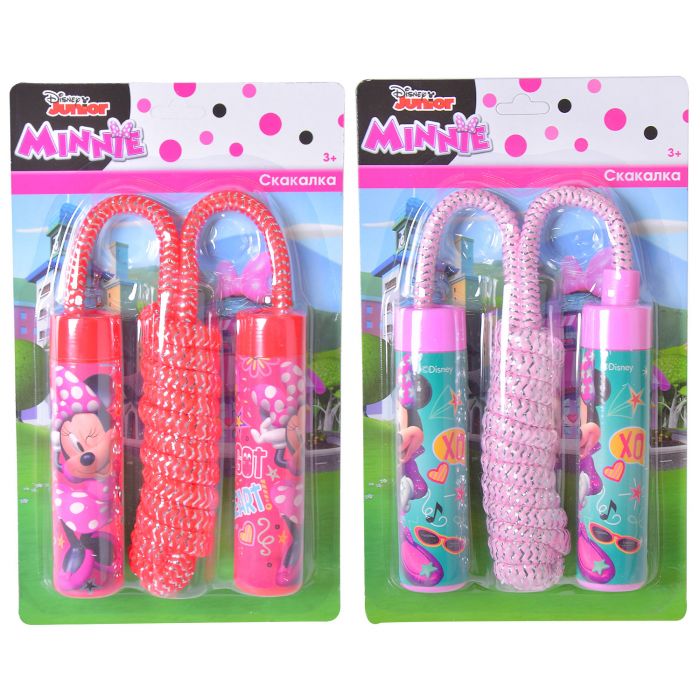 Дитяча іграшка скакалка арт. LS1018 Мінні Маус, довжина 2,2 м, планш.