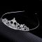 Діадема (тіара) корона A-78 колір срібро (silver), матеріал метал 165573 tiara