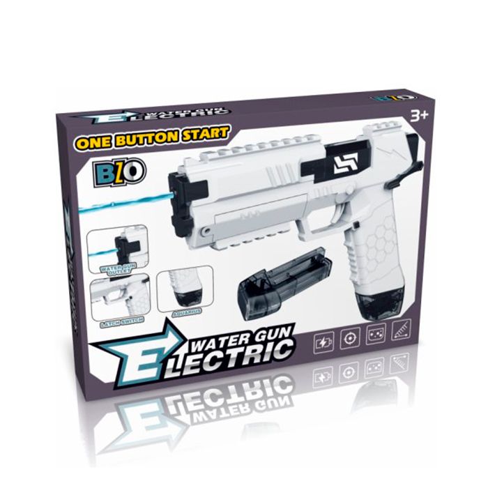 Дитяча іграшка водяний пістолет бластер Electric Water Gun 2108-18A акум., USB, 2 запаски, кор., 23-17-4 см