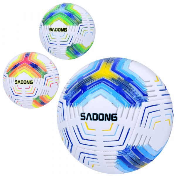 М'яч футбольний розмір №5 матеріал поверхні ПУ (PU) вага 400 - 420 грамiв  MS 3850 , 3 кольори