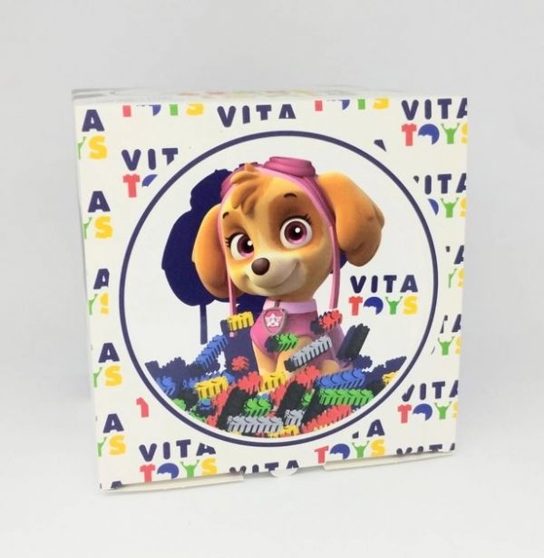 Дитяча іграшка конструктор пікселі собачка 281 деталь