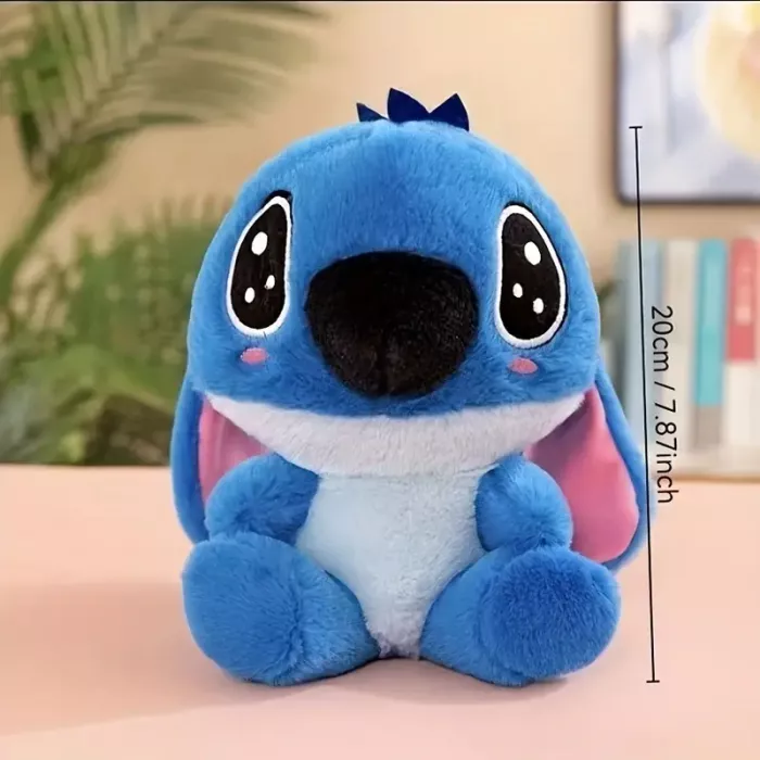 М'яка іграшка плюшева Стіч (Stitch) синій, 20 см
