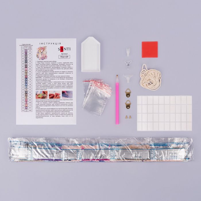 Алмазна мозаїка  хоробрий помічник , 30*40  см SANTI 954425 на підрамнику