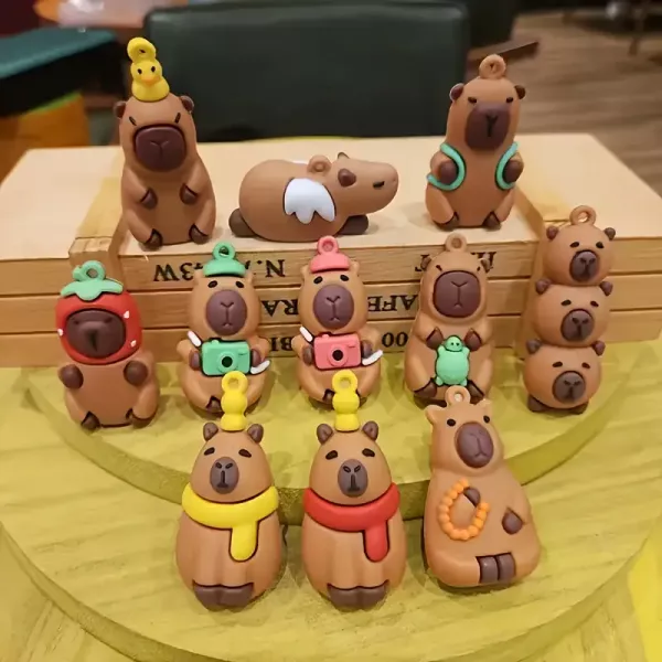 Брелок фігурка капібара, брелок, підвіска 3742, відео в описі 