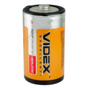 Батарейка сольова Videx R20P/D ціна за 1 шт