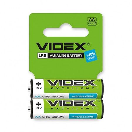 Батарейка лужна Videx LR6/AA ціна за 1 шт
