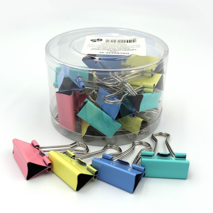 Біндер 32 мм кольоровий пастель 5235-32