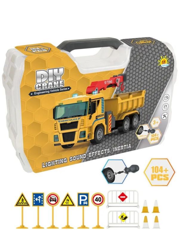 Дитяча іграшка автомобіль - конструктор 104 детаталей TONGYANG 3203-3